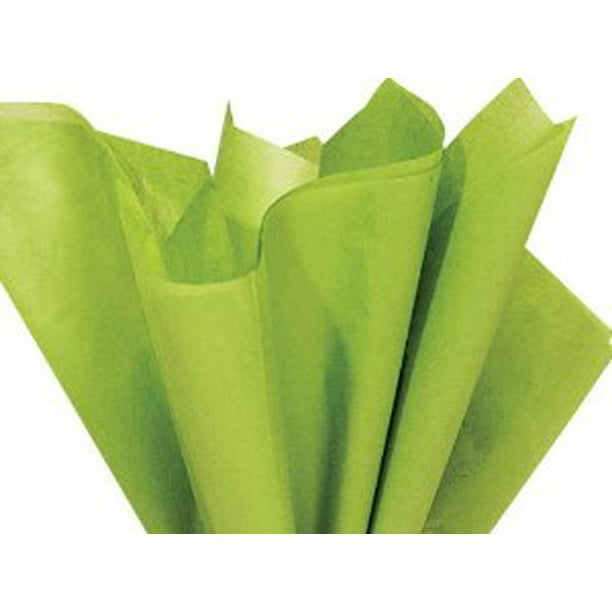 Lime Green Gift Wrap Tissue Paper 15In X 20In 100 Sheets